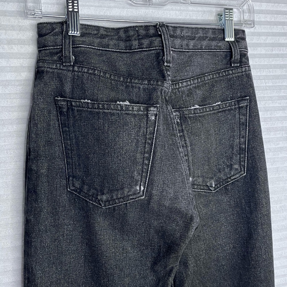 ‼️NOT FOR SALE‼️Reformation high rise straight leg jeans in black Size 24 - Picture 11 of 12